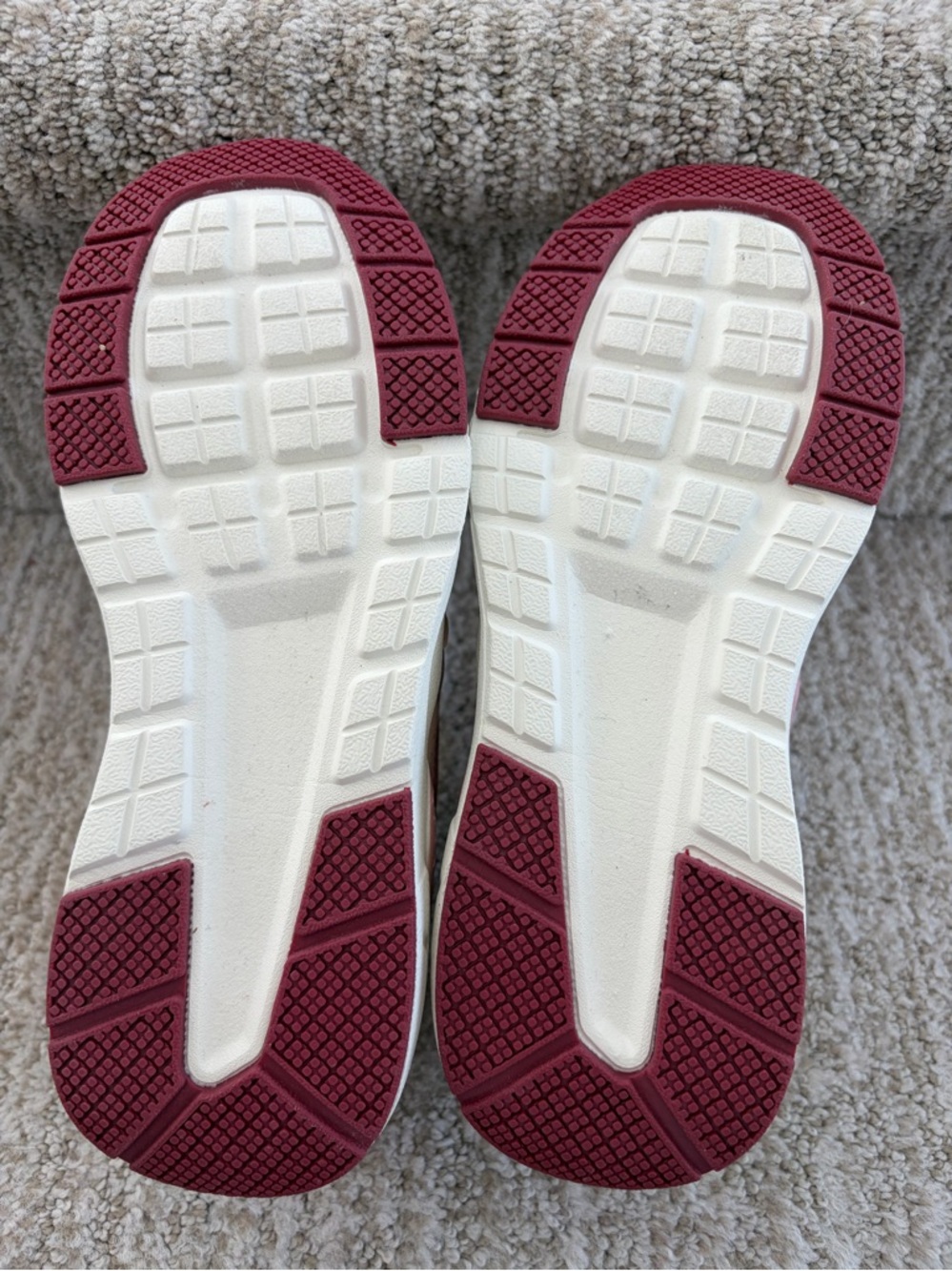 Nicole Miller Pink and Burgundy Sneakers. Girls size Youth 3. - Picture 9 of 9